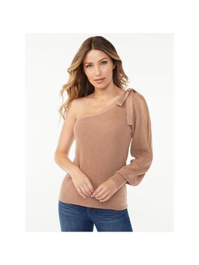 Sofia Jeans Women's Sweater, Camel, Size M